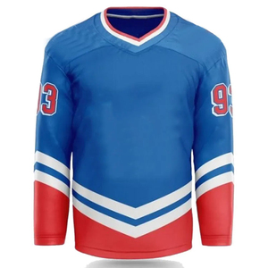 Maillot de Hockey sur Glace Tenzo Intl 2026 Personnalisé avec Logo, Haute Qualité, Impression par Sublimation, Respirant, Séchage Rapide, Coton/Bambou 3D - Product Image 3