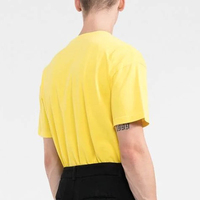 T-shirt en coton 100% tricoté vintage pour homme, de haute qualité, avec impression personnalisée, garantissant un confort supérieur et une coupe respirante.