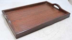 Deluxe Natural Wood Lacquered Solid Tea Tray Minimalist Eco Dishwasher <b>Microwave</b> Safe Food Contact Tea Serving Tray Catering - Product Image 4
