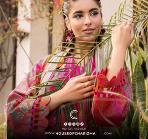 Ssumaira Presenta Charizma C, Conjunto de 3 Piezas Salwar Kameez, Vestido Formal Indio Pakistaní para Mujer, Sin Arrugas, de Secado Rápido, para Fiestas - Product Image 5