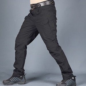 Pantalones Tácticos de Senderismo para Hombre, Estilo Fuerzas Especiales, para Entrenamiento al Aire Libre, Temporada de Primavera, Tela de Lona, Cintura Elástica, Bolsillos Resistentes al Desgaste - Product Image 2