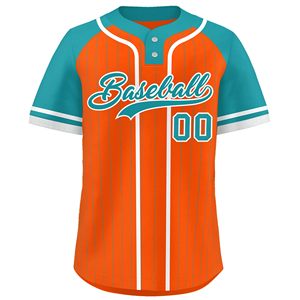 Team Apparel Baseball Half Sleeve Jersey Urban Sports Style Custom Collar Style Flexible Movement Full Print Sublimation - Product Image 4