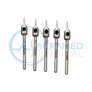 Akramed Surgical 5 Piece Manual FUE Hair Transplant <b>Punch</b> <b>Set</b> Handle Stainless Steel Micro <b>Punches</b> Hair Implant Surgery - Product Image 3