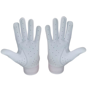 Durable Professional Baseball Batting Gloves With Premium Leather Palm Construction And Flexible Athletic Fit Design - Product Image 3