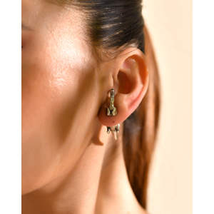 Pendientes de Plata Daina Fashion Meera Jaipur, Modelo MTER543 para Mujer, India - Product Image 5