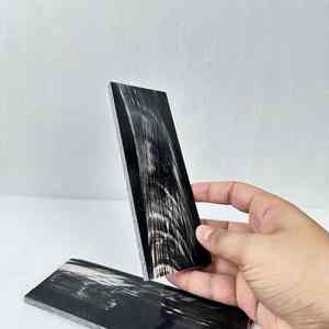 La Mejor Oferta, Placa de Cuerno de Búfalo Hecha a Mano Ecológica de Alta Calidad para Monturas Ópticas, Color Natural, Tamaño Personalizado - Product Image 6