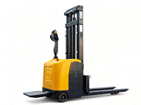 Chariot élévateur à palettes CASDE à mât triphasé, pneus en polyuréthane, tout-terrain, batterie au lithium 48V, 1,5-3 tonnes, électrique pour terrains accidentés