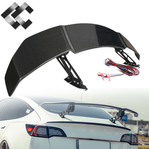 Aileron arrière électrique automatique en fibre de carbone véritable, aileron de levage universel électrique avec moteur pour voitures - Product Image 4