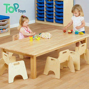Venta <span class=keywords><strong>de</strong></span> Fábrica: Juego <span class=keywords><strong>de</strong></span> Muebles para Guardería y Preescolar Montessori, Mesa <span class=keywords><strong>de</strong></span> Madera <span class=keywords><strong>de</strong></span> Haya y Silla Apilable Me-Do-It para Niños Pequeños - Product Image 1