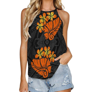 Camiseta sin mangas para mujer al por mayor, ligera, de verano, para gimnasio, con logo personalizado, de algodón, suave, para fitness y deporte. - Product Image 4