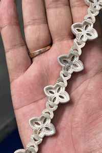 Bracelet à maillons infinis en argent sterling 925, serti de diamants Moissanite taille marquise et taille ronde, style hip-hop, bijoux de mode bling-bling - Product Image 5