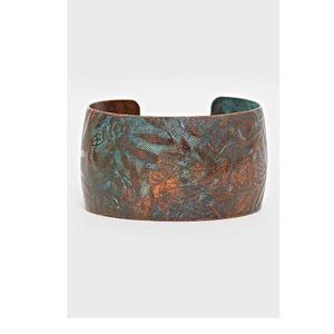 Unisex Elegant Handcrafted Copper and Brass Bead Caps Premium Quality Handmade Fashion Bangles Unisex Jewelry - Product Image 2