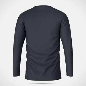 T-shirt à manches longues pour hommes, vente en gros, vêtements Ringer, anti-plis, col rond, manches longues, design personnalisé pour hommes - Product Image 2