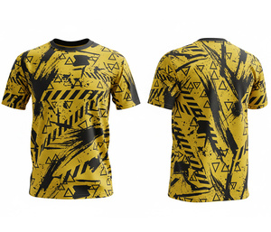 เสื้อยืดแบบซับลิเมชั่น จำหน่ายจำนวนมาก รับพิมพ์ลายตามสั่ง บริการ OEM |   ไซส์ผู้ชาย ผู้หญิง และเยาวชน |   ชุดกีฬาฝึกซ้อมน้ำหนักเบา แห้งเร็ว - Product Image 5