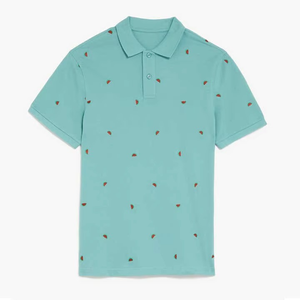 Diseña tu Propia Camiseta Polo de Marca Personalizada, Manga Corta, para Hombre, de Poliéster, Ajustada, para Golf - Product Image 1