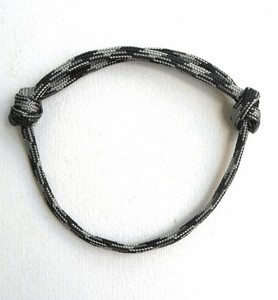 Thick Paracord Bracelet: 4mm Climbing Rope <b>Mens</b> gift Adjustable <b>Bangle</b> - Product Image 2