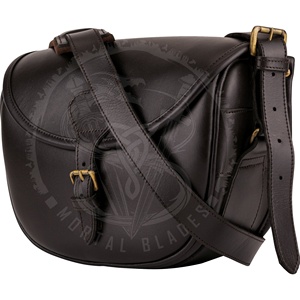 Sac à cartouches en cuir véritable avec sangle de taille réglable - Product Image 2