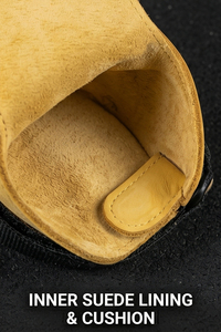 Agarraderas de Cuero para Levantamiento de Pesas con Ajuste de Resistencia, Agarre de Cuero para Gimnasia, Unisex - Product Image 5