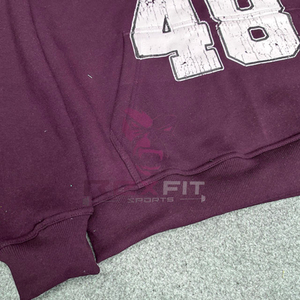 Superior Quality Customized Logo Zipper Distressed Hoodie <b>Rhinestone</b> Zip up <b>Jacket</b> Acid Wash Men Fleece Streetwear Hoodie - Product Image 4