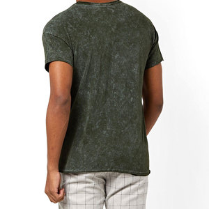 Venta Directa de Fábrica, Camiseta de Hombre Estilo 2026, Lavado Ácido, 100% Algodón, Transpirable, Ecológica, MOQ Bajo, Secado Rápido - Product Image 2