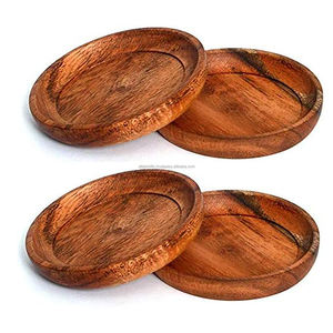 Handmade High Quality Wood <b>Table</b> <b>Mat</b> Eco-friendly <b>Wooden</b> Drink Coasters Quality <b>Wooden</b> Coaster <b>Table</b> Decor - Product Image 1