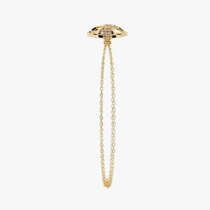 Iced Out Moissanite <b>Bracelet</b> Gold Plated Soccer Ball Design Diamond <b>Bracelet</b> 925 Silver <b>Adjustable</b> Sporty <b>Bracelet</b> For Women - Product Image 2