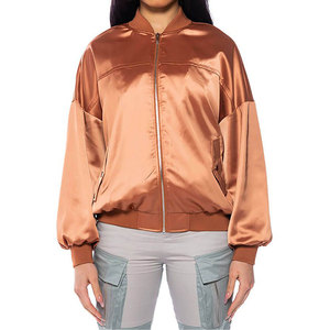Vestes bomber pour femmes de haute qualité en tissu tissé en peau de mouton, style décontracté pour l'automne et l'hiver, nouveau style XL tendance - Product Image 2