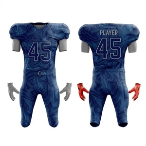 Uniforme de Fútbol Americano Sublimado Personalizado, Deportivo, con Acolchado Integrado, Sin Mangas, Cuello en V, Unisex, para Todas las Temporadas - Product Image 6