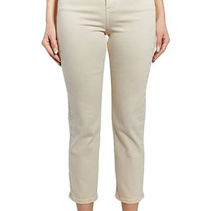 Jean décontracté pour femme, léger, durable, 100 % coton, de haute qualité, taille mi-haute, avec fermeture éclair, délavage foncé, respirant, best-seller - Product Image 6