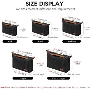 Organizer per Borsa Grande da Donna Leggera con Tasche Multiple, Inserti con Cerniera e Divisori per Tazza, Ombrello e Borsetta - Product Image 2