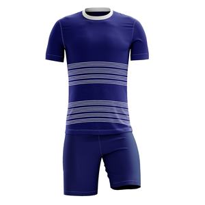 Vente en gros d'uniformes de football Maillot de football personnalisé 100% polyester Maillot de football à séchage rapide Ensemble d'uniformes de football pour hommes - Product Image 5