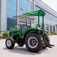 LUYU 50PS 60PS Traktor 4x4 Diesel Landwirtschaftliche Traktoren CE 4-Rad Landwirtschafts- und Gartentraktor