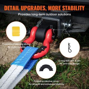 Gancio di traino per rimorchio con anello a D per recupero veicoli, camion e Jeep - Product Image 4