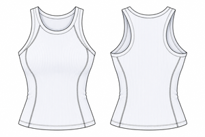 Camiseta sin mangas personalizada para mujer, ropa informal, deportiva, versátil, de color sólido y corte ajustado. - Product Image 2