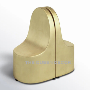Top Simple Stylish Aluminum Metal Handicraft Golden Finished Decorative Bookend Set Of 2 For Home And Office - Product Image 1