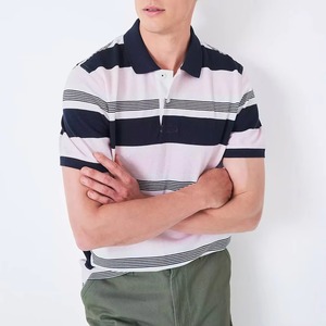 เสื้อโปโลขายส่งราคาส่ง เสื้อโปโลผู้ชายสำหรับสตรีทแวร์ เสื้อโปโลผู้ชายแบบสั่งทำ OEM เสื้อโปโลผู้ชายแห้งเร็วแขนสั้น - Product Image 2