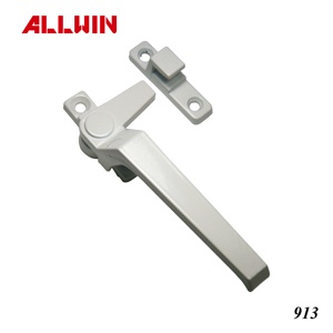 Black Casement <b>Window</b> <b>Lock</b> Cylinders with Cam <b>Handle</b> and Keeper for Secure <b>Window</b> Fastening - Product Image 4