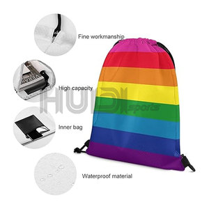 Stylish Drawstring <b>Bags</b> Unisex Design For Everyday Carry Polyester Drawstring <b>Bags</b> Strong Stitching And <b>Long</b> Lasting Use - Product Image 4