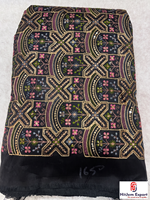 Tissu en dentelle brodée jacquard en polyester, enduit PA, fabricant de tissus sur mesure OEM ODM, fournisseur de textiles, usine de personnalisation