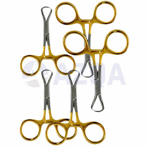 Pinza para Toallas Backhaus de Acero Inoxidable de Calidad Premium, 3.5 Pulgadas, Dorado, Diseño Personalizado, Pinzas Quirúrgicas Veterinarias - Product Image 6