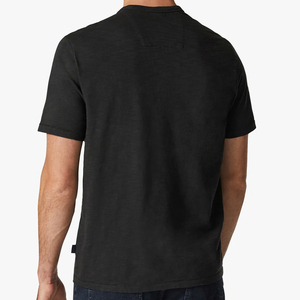 Nouveaux T-shirts décontractés pour hommes, style personnalisé, col rond, manches courtes, tricotés, 100% coton, séchage rapide, respirants, coupe classique - Product Image 3