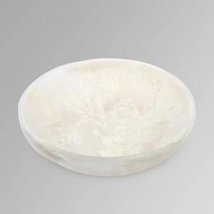 Ensemble de saladiers et d'assiettes en résine de haute qualité, ustensiles de cuisine et de table sans danger pour les aliments, bol de service en résine incrustée et accessoires - Product Image 1