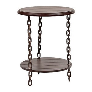 Table d'appoint ronde en métal au design haut de gamme, table basse de style antique, table d'appoint en aluminium sur mesure pour la laiterie. - Product Image 1
