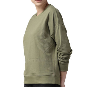 เสื้อสเวตเชิ้ตแขนยาวผู้หญิง คุณภาพพรีเมียม เสื้อสเวตเชิ้ตผู้หญิง สกรีนโลโก้ได้ ราคาขายส่ง เสื้อสเวตเชิ้ตผู้หญิง - Product Image 2