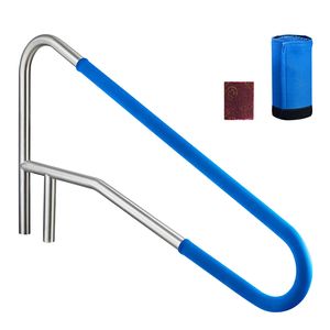 Corrimano per Piscina in Acciaio Inox 304, Capacità di Carico 220 Libbre, 54 x 32 Pollici, Resistente, Staccabile, Antiscivolo - Product Image 1