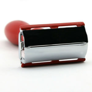 Rasoir de sécurité traditionnel à double tranchant à ouverture papillon personnalisé 2026 de bonne qualité pour hommes avec manche - Product Image 3