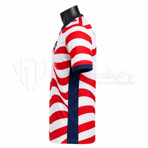 Camiseta de Fútbol Personalizada, Camiseta de Equipo de Fútbol, Impresión por Sublimación, Ropa Deportiva Transpirable de Secado Rápido, OEM - Product Image 5