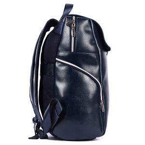 LAGARTO Flap <b>Backpack</b> Navy Blue for Travel Office College & Daily Use Stylish Water Resistant <b>Laptop</b> Bag for Men & Women - Product Image 3
