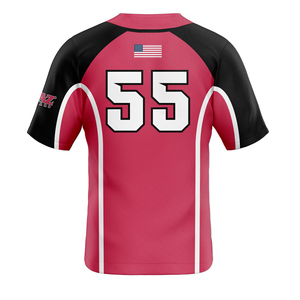 Maillot de baseball personnalisé pour homme, uniforme d'équipe boutonné, t-shirt de sport athlétique anti-humidité, fabricant OEM ODM par sublimation - Product Image 3