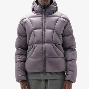 Custom Winter Waterproof Windproof <b>Hooded</b> Men's Puffer Jacket <b>with</b> Front Logo-Streetwear Sports <b>Coat</b> - Product Image 6